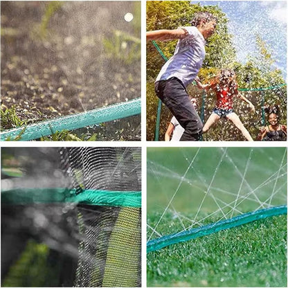Flexible Garden Soaker Hose With Adjustable Spray Set For Lawn Irrigation 2