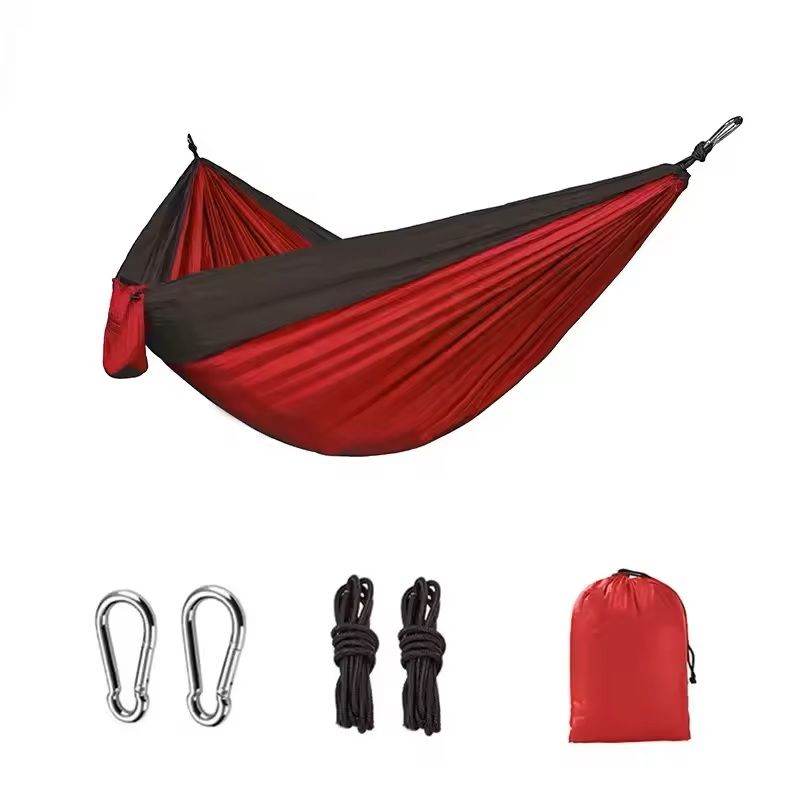 Double Person AntiRollover Nylon Hammock For Outdoor Camping 1