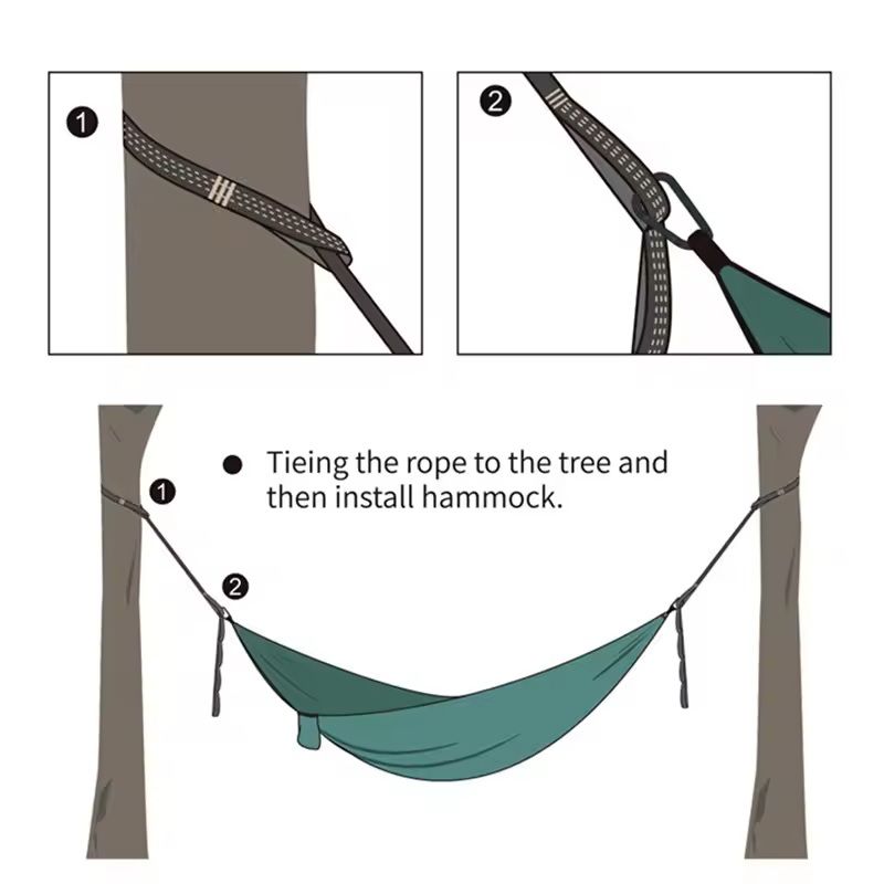 2Pack HeavyDuty Hammock Straps With 600 Lb Weight Capacity 2