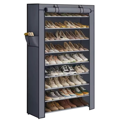 9Tier Covered Shoe Rack Organizer For 4050 Pairs 2