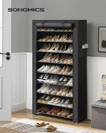 9Tier Covered Shoe Rack Organizer For 4050 Pairs 3