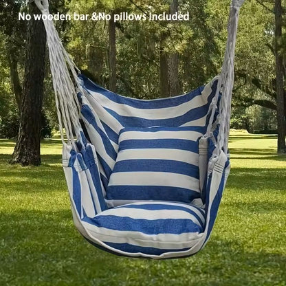 Handwoven Hanging Hammock Chair For Indoor  Outdoor Relaxation 6