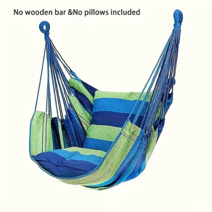 Handwoven Hanging Hammock Chair For Indoor  Outdoor Relaxation 7