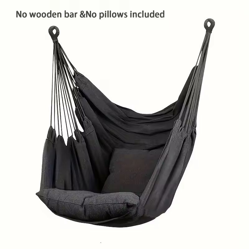 Handwoven Hanging Hammock Chair For Indoor  Outdoor Relaxation 8