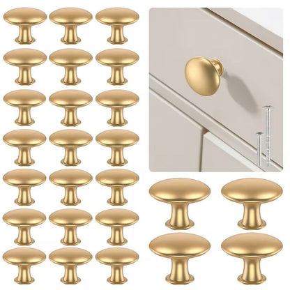 25Piece Gold Drawer Knob Set  Decorative Rustproof Cabinet Handles 2