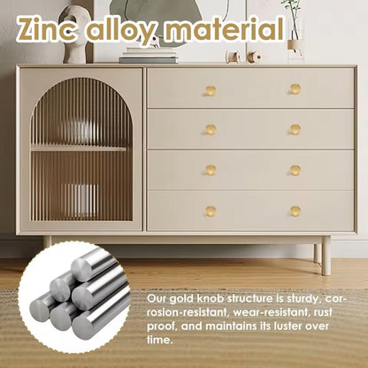 25Piece Gold Drawer Knob Set  Decorative Rustproof Cabinet Handles 7