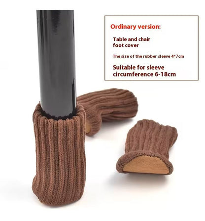 16 Piece Knitted Chair Leg Socks Set For Floor Protection 0