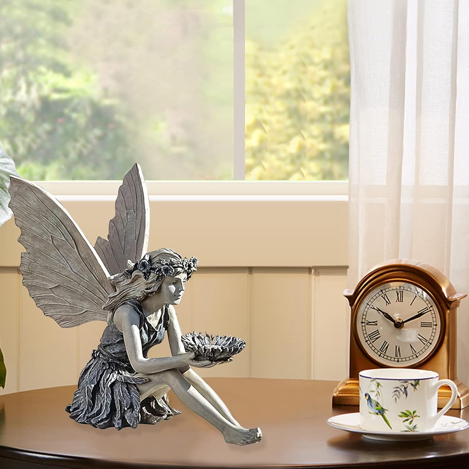 Fairy Angel Resin Statue  Handcrafted Garden Decoration  Jewelry Display Ornament 1