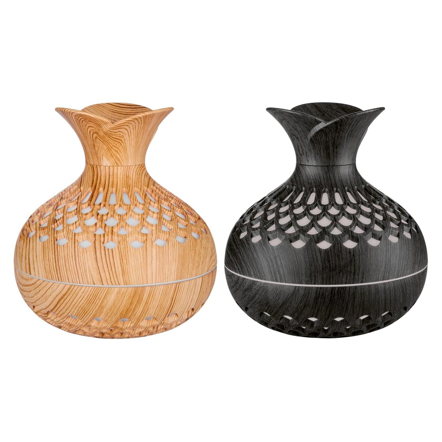 SerenityMist 300ml Wood Grain USB Aroma Diffuser  Humidifier 2
