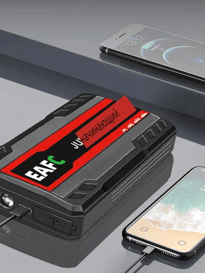 600A Portable Car Jump Starter Power Bank With LED Flashlight 4