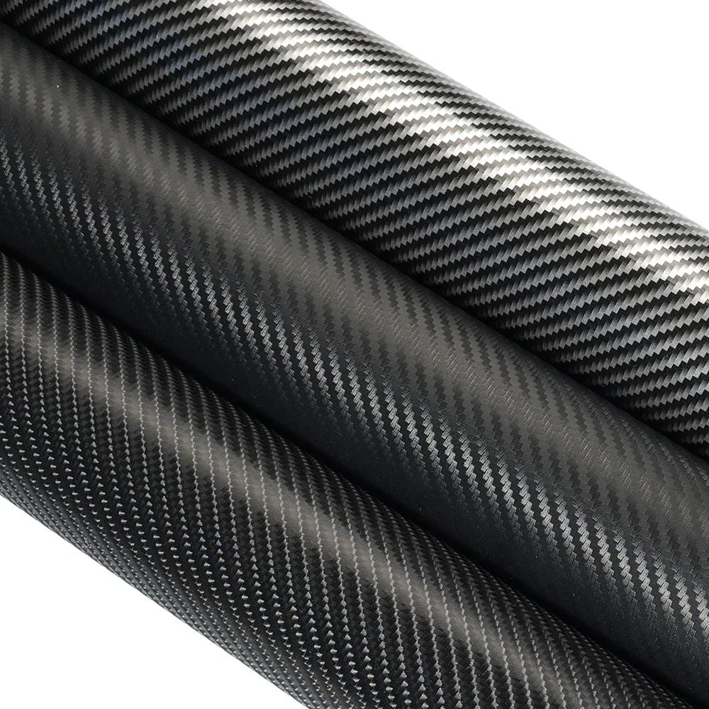 Glossy Carbon Fiber Vinyl Wrap Film Car  Motorcycle Sticker Auto Wrapping  Decorative Accessory 2