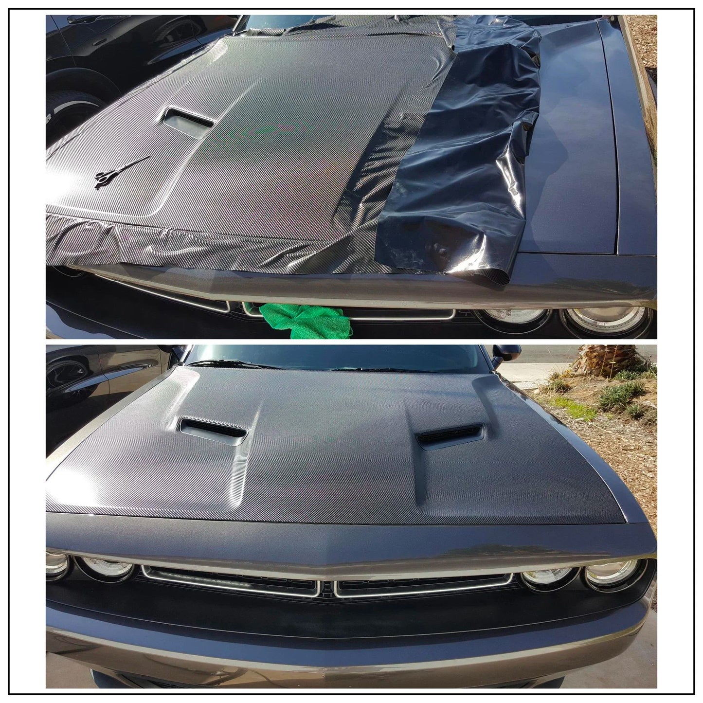 Glossy Carbon Fiber Vinyl Wrap Film Car  Motorcycle Sticker Auto Wrapping  Decorative Accessory 5