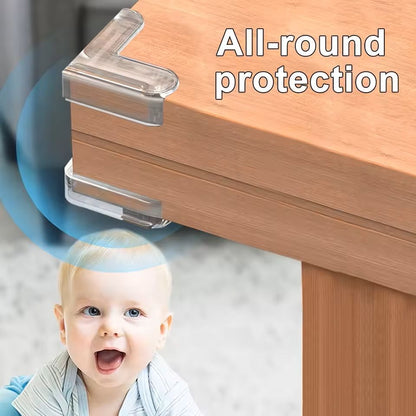 Silicone Corner Protectors For Furniture Baby Safety Cushions 4 To 20 Pack Clear Or Black 6