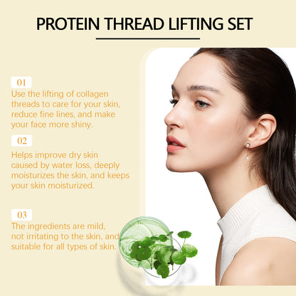 Wrinkle Treatment Protein Threads Absorbable Collagen Face Filler For Firming Moisturizing  Fine Li 1