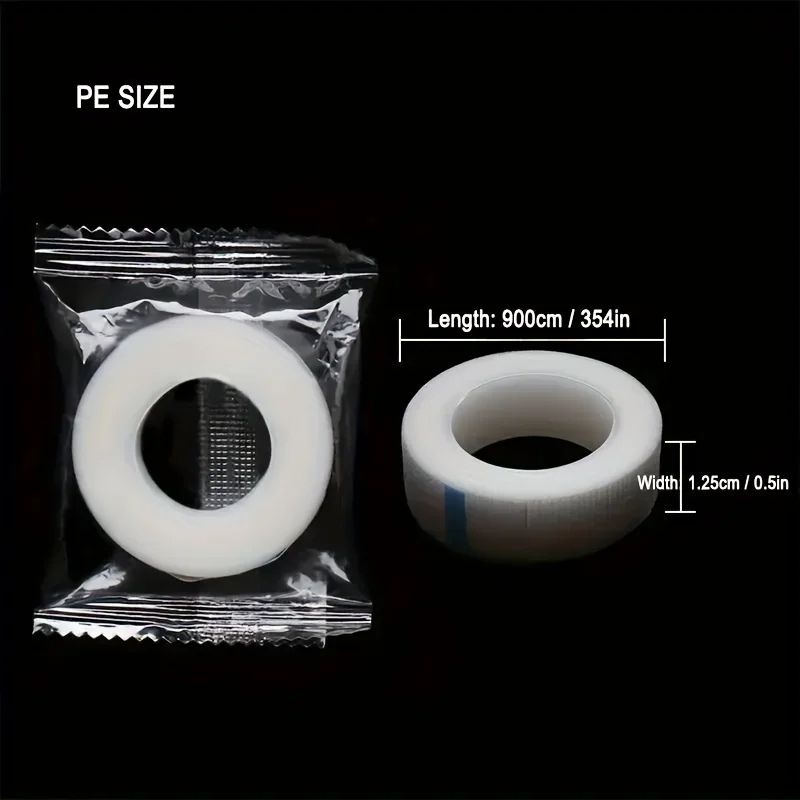 Breathable Grid Transparent Medical Tape Roll Hypoallergenic PE Adhesive For Wound Care Curved Heal 3