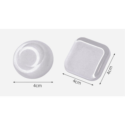 Silicone Door Stopper Stickers Transparent Adhesive Handle Bumpers  AntiShock Protect Pads 5