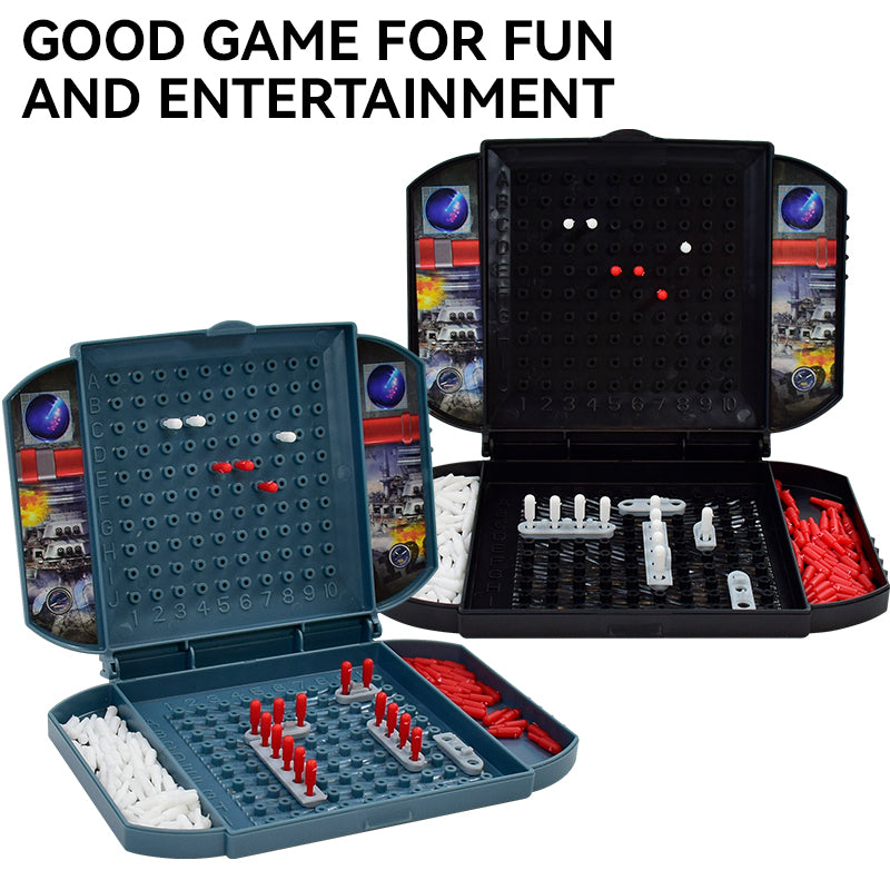 Battleship Game Two-Player Naval Combat Tabletop Game for Strategy Lovers