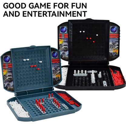 Battleship Game Two-Player Naval Combat Tabletop Game for Strategy Lovers
