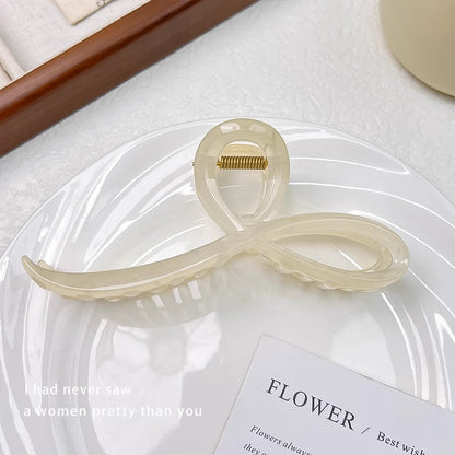 Fashion Jelly Color Bow Hair Claw Clip Elegant Headband Hairpin Accessory For Women  Girls 10