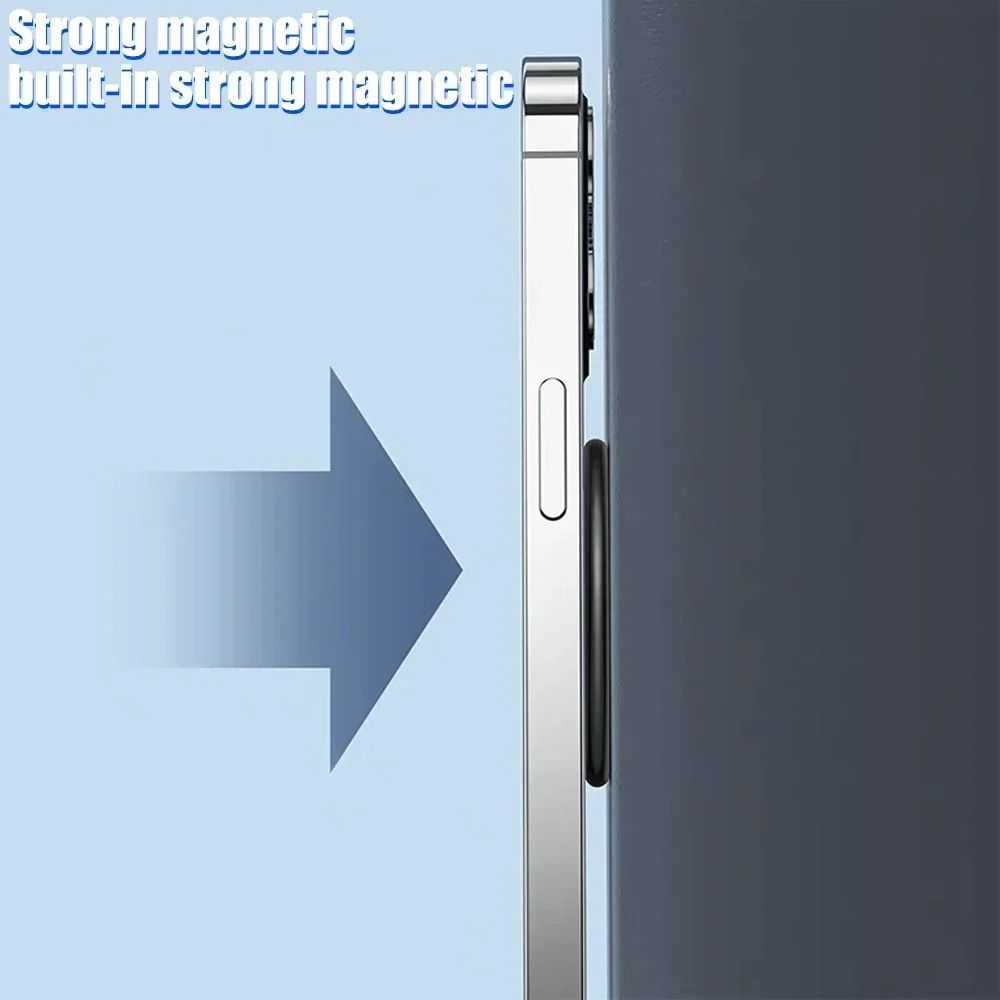 Universal MagSafe Magnetic Ring Holder With Adhesive Strong Magnet Cellphone Wall Mount  Stand Comp 4