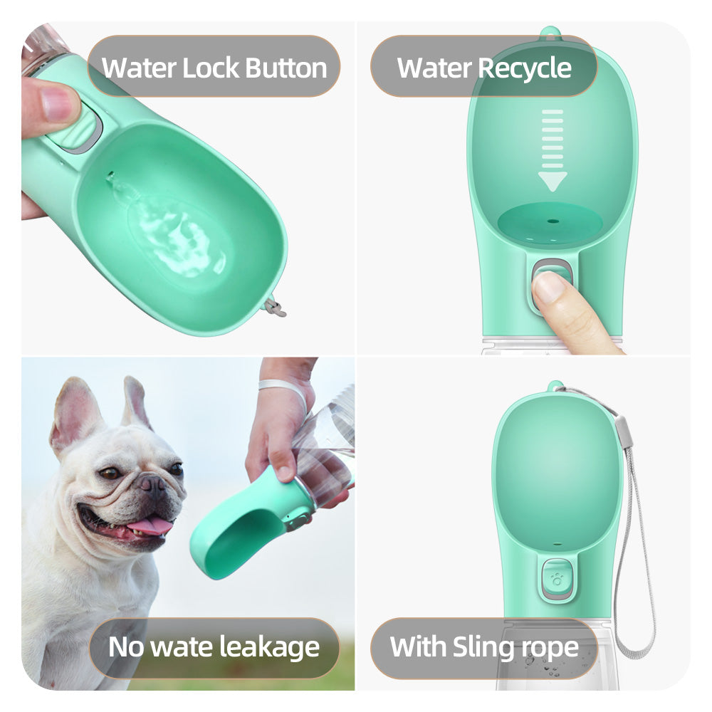 Leakproof Dog Water Bottle For Outdoor Travel Portable Pet Drinking Container For Dogs  Cats 3