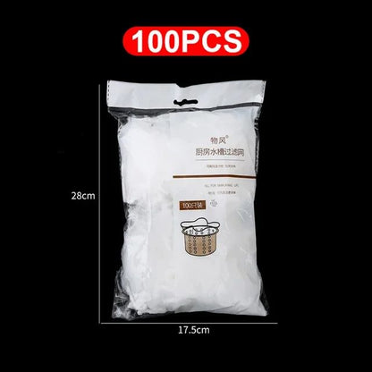 Disposable Kitchen Sink Filter Mesh Bags AntiBlocking Sewer Drain Strainer Net For Food Waste  Hair 5