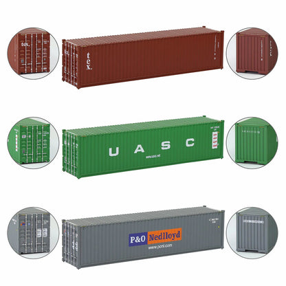 Evemodel C8746 HO Scale 40ft Shipping Container  40 HiCube Model For Railway Layouts 1