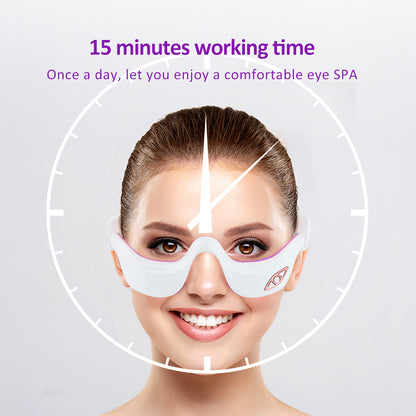 Eye Massager For Wrinkles  Bags 3D Rechargeable Beauty Tool With Heat Therapy  Pulse Massage For Ey 4