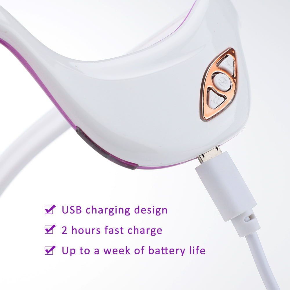 Eye Massager For Wrinkles  Bags 3D Rechargeable Beauty Tool With Heat Therapy  Pulse Massage For Ey 5
