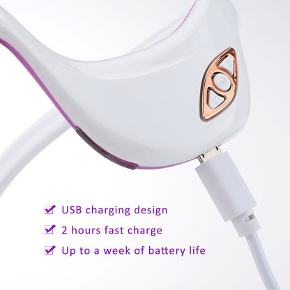 Eye Massager For Wrinkles  Bags 3D Rechargeable Beauty Tool With Heat Therapy  Pulse Massage For Ey 5