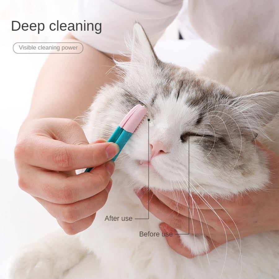 Pet Grooming Comb Tear Stain Remover  Eye Cleaning Brush For Small Cats  Dogs 1