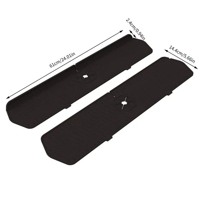 Large Silicone Faucet Mat Sink Splash Guard Countertop Protector  Water Draining Pad For Kitchen Or 7