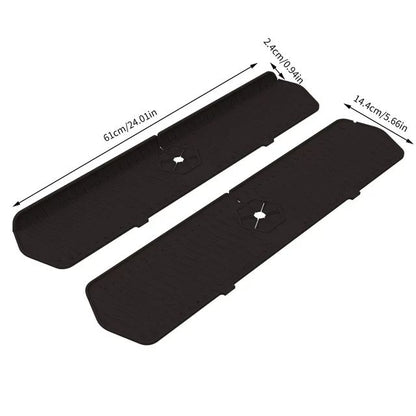 Large Silicone Faucet Mat Sink Splash Guard Countertop Protector  Water Draining Pad For Kitchen Or 7