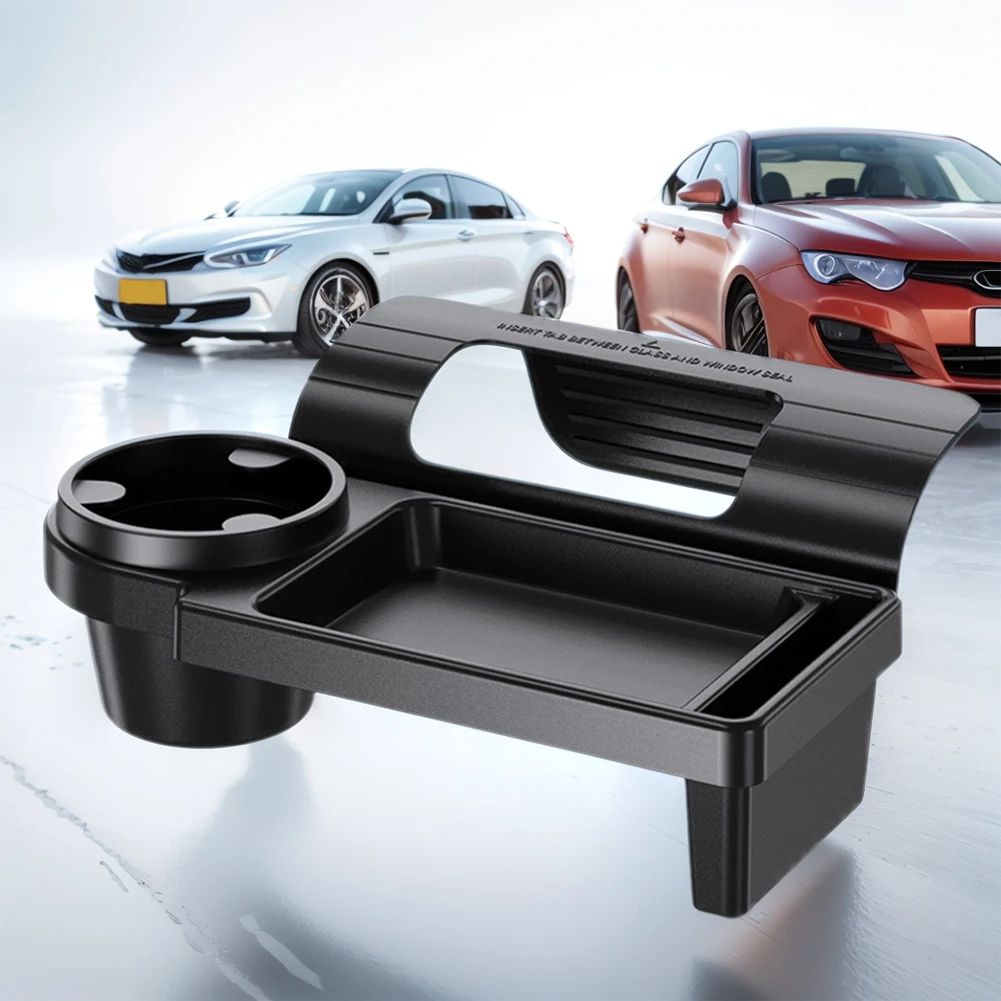 MultiFunctional Car Organizer Box With Cup Holder  Side Door Hanging Storage Rack  Phone Slot For V 3