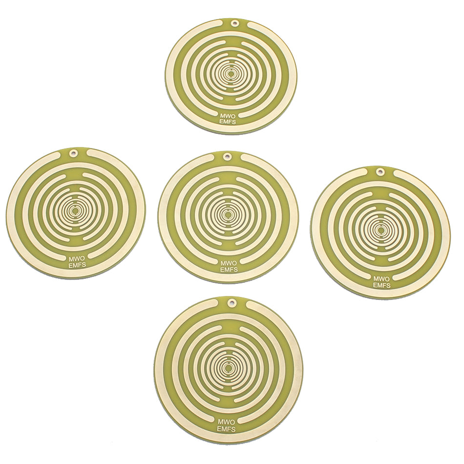 Energy Disc Tesla Polarizing Disk Double-Sided Antenna Ornament for Self-Repair & Energy Awakening (Lakhovsky Inspired