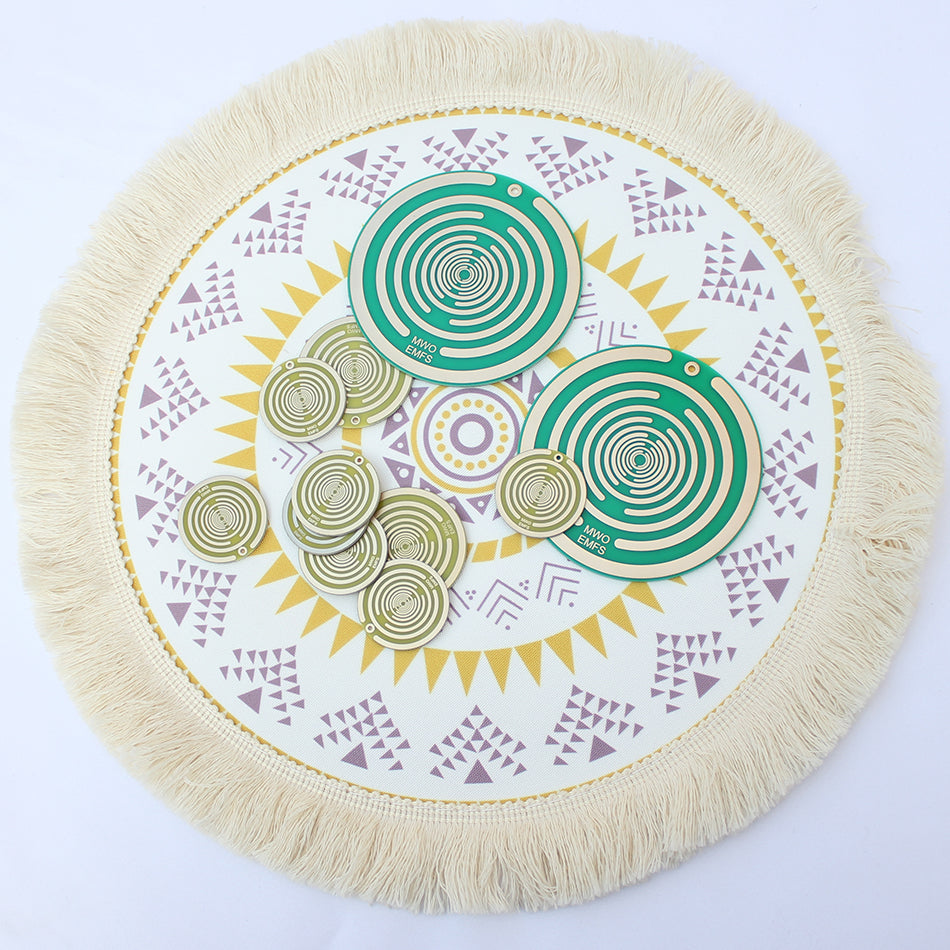 Energy Disc Tesla Polarizing Disk Double-Sided Antenna Ornament for Self-Repair & Energy Awakening (Lakhovsky Inspired