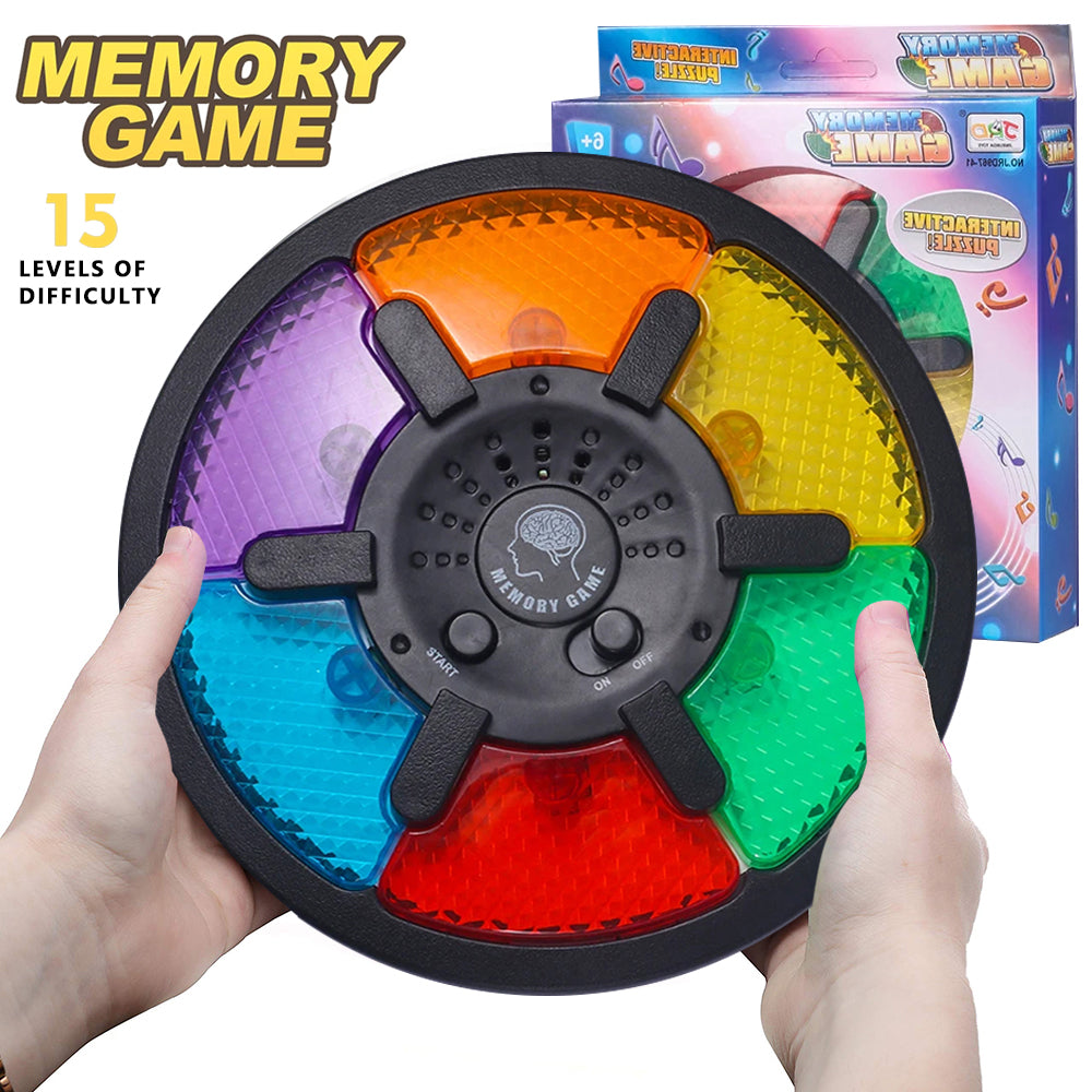 Creative Electronic Memory Game Toy Handheld Puzzle Machine With Light  Sound For Kids  Brain Train 1