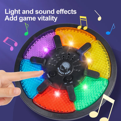 Creative Electronic Memory Game Toy Handheld Puzzle Machine With Light  Sound For Kids  Brain Train 6