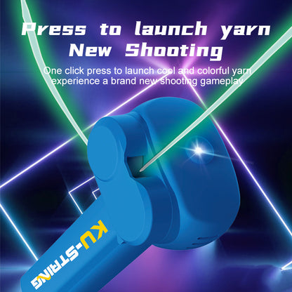 Glow in the Dark Rope Launcher, Luminous Portable Stress Relief Toy for Kids & Party Favors