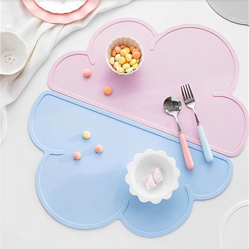 Non Stick Pet Food Mat Silicone Feeding Tray For Puppy  Cat Bowls Easy Clean Waterproof Placemat 3