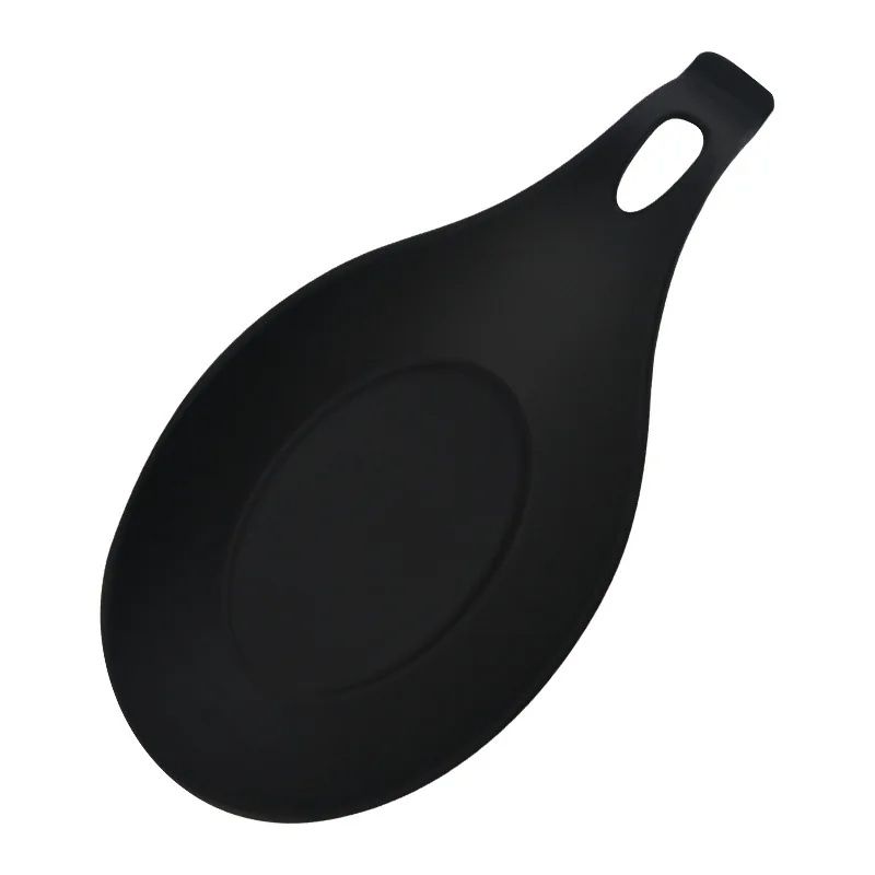 Silicone Insulation Spoon Shelf Heat Resistant Placemat Drink Glass Coaster Tray Spoon Pad Eat Mat  4