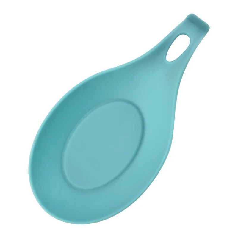 Silicone Insulation Spoon Shelf Heat Resistant Placemat Drink Glass Coaster Tray Spoon Pad Eat Mat  6