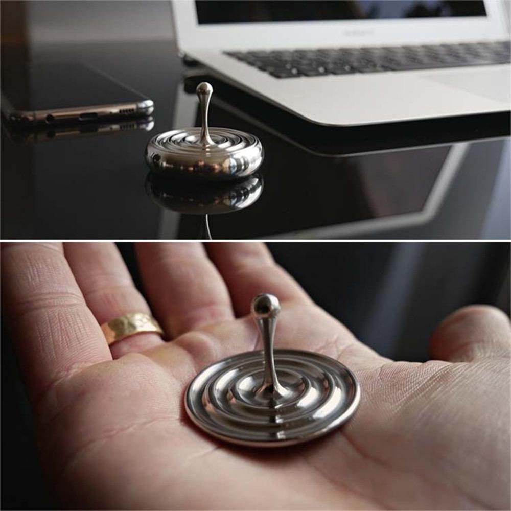 Spinning Top Rotating Magnetic Hot Sale Movie Totem Print Desk Toy | Unique Gift & Decoration