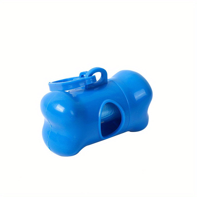 Portable BoneShaped Dog Poop Bag Holder Colorful Pet Waste Dispenser With Disposable Bags For Walki 4
