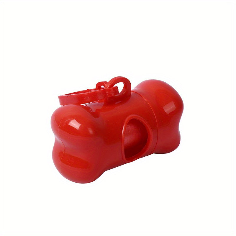 Portable BoneShaped Dog Poop Bag Holder Colorful Pet Waste Dispenser With Disposable Bags For Walki 8