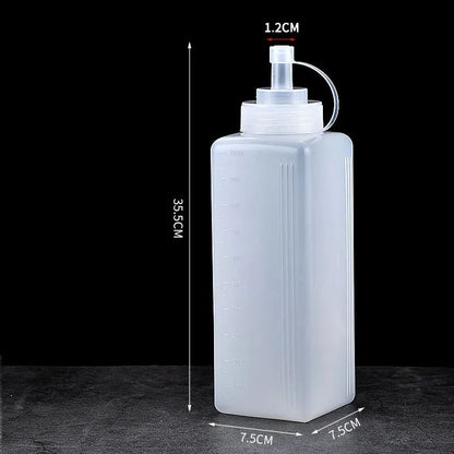 Squeeze Condiment Bottle With Lid Plastic Jam Salad Dressing And Sauce Dispenser For Kitchen Storag 7