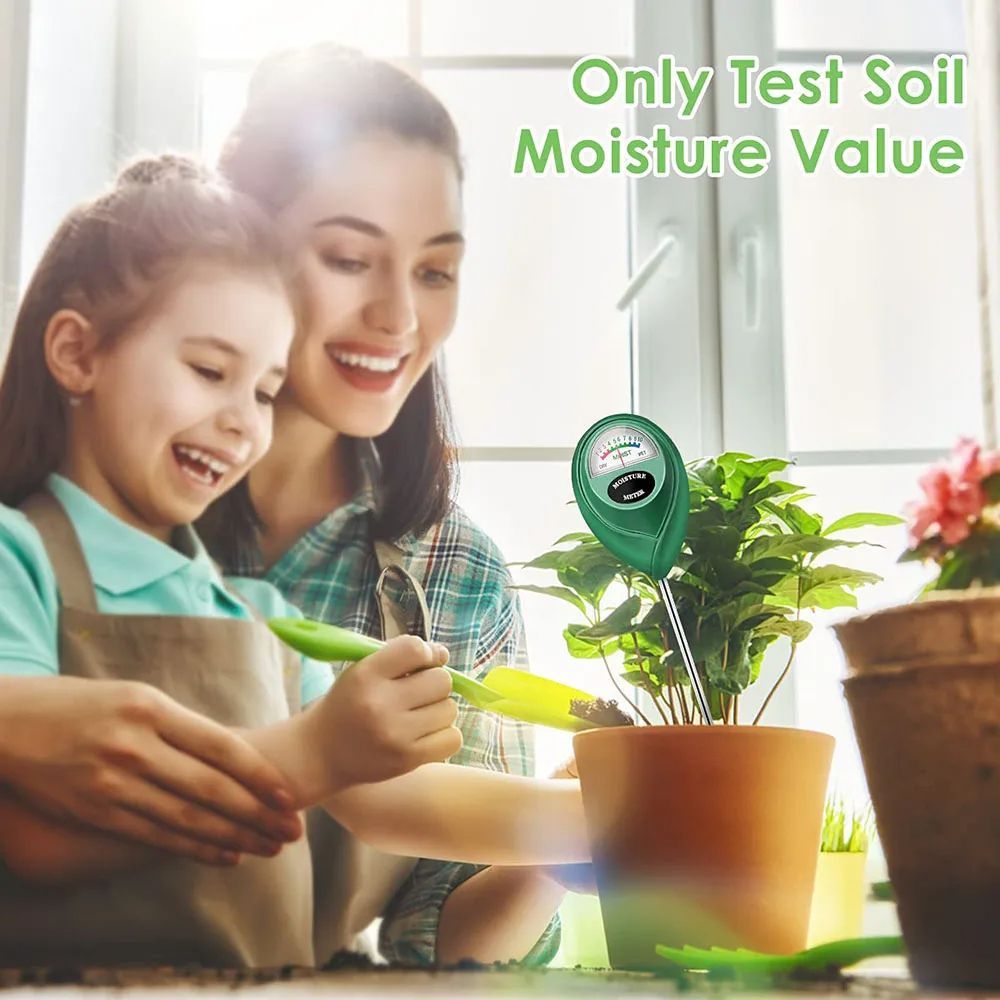 Soil Moisture Meter Gardening Soil Hygrometer Sensor For House Plants  Lawn BatteryFree Water Level 1