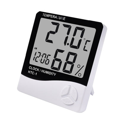 Digital Thermometer Hygrometer HTC1HTC2 Indoor Outdoor Temperature Humidity Monitor With LCD Displa 7