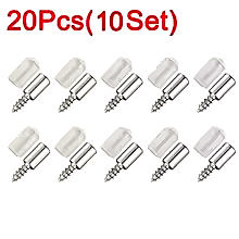 SelfTapping Cabinet Shelf Support Screws Integrated Laminate Holders With NonSlip Sleeves 1020 Sets 6