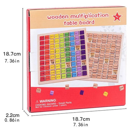 Montessori Wooden Math Toys For Children Educational Multiplication Table Math Teaching Aids For Ki 4
